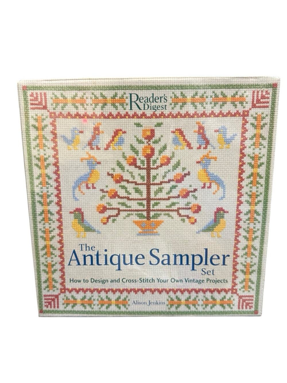 Antique Sampler Set How to Design and Cross-Stitch Your Own Vintage Project Kit